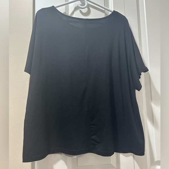 Bloomchic Plus Size XL Black and Gray T-Shirt us14-16 - Picture 3 of 5